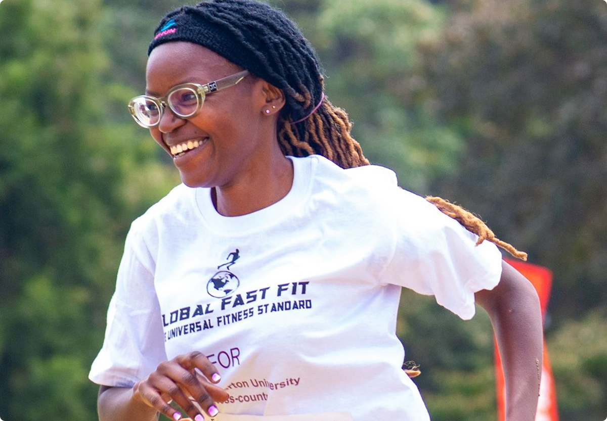 Woman running
