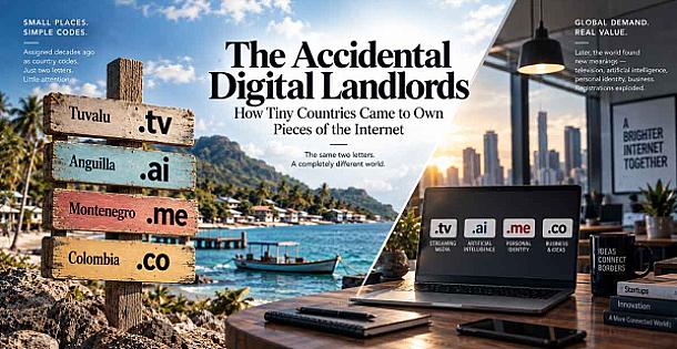 The Accidental Digital Landlords: How Tiny Countries Came to Own Pieces of the Internet